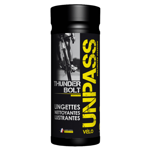 35 Lingettes Velo Unpass dégraissantes et nettoyantes sans eau
