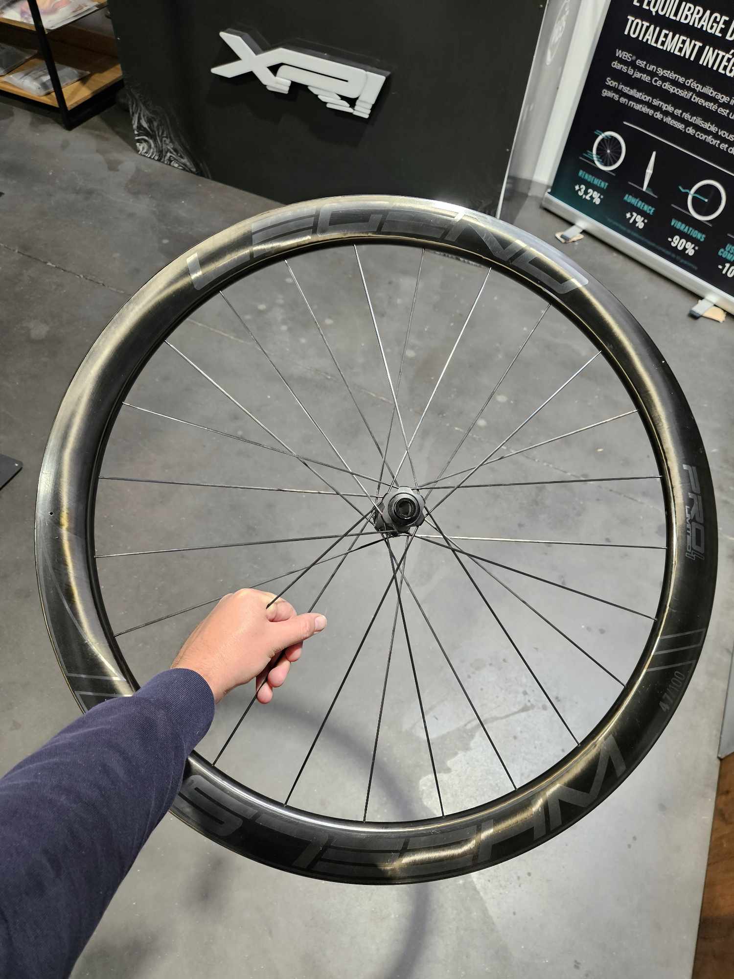 Roue Vélo Route Carbone Vision Sc Roue Velo Route Carbone Patin